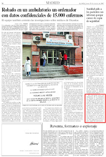 Página 36 del diario El País del 29/03/07