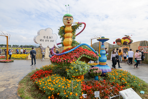 2020新社花海暨台中國際花毯節「愛麗絲的花境探險」精彩不容錯過