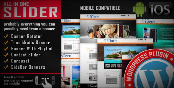 All In One Slider v3.6 - Responsive WordPress Slider Plugin Full