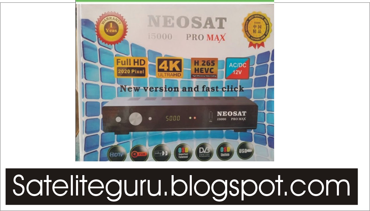 NEOSAT i5000 MAX SIM BOXES NEW SOFTWARE WITH AIRTEL 108E DOLBY SOUND OK