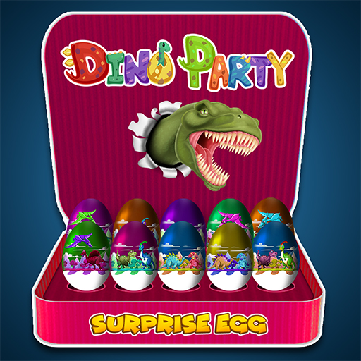 Surprise Egg Dino Party- Right NOW!