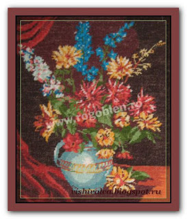 Download embroidery scheme Rogoblen 7.10 "Crysanthemum"