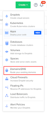 Atur Domain di DigitalOcean