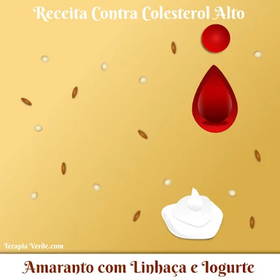 Receita Contra Colesterol Alto: Amaranto com Linhaça e Iogurte