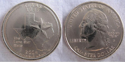 usa texas state quarter