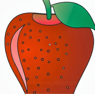 Menempatkan Lingkaran Kecil Pada Apel