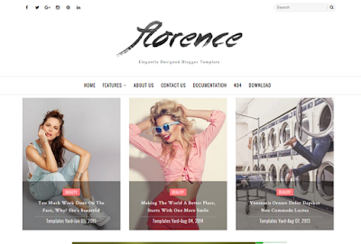 Florence Minimal Blogger Template