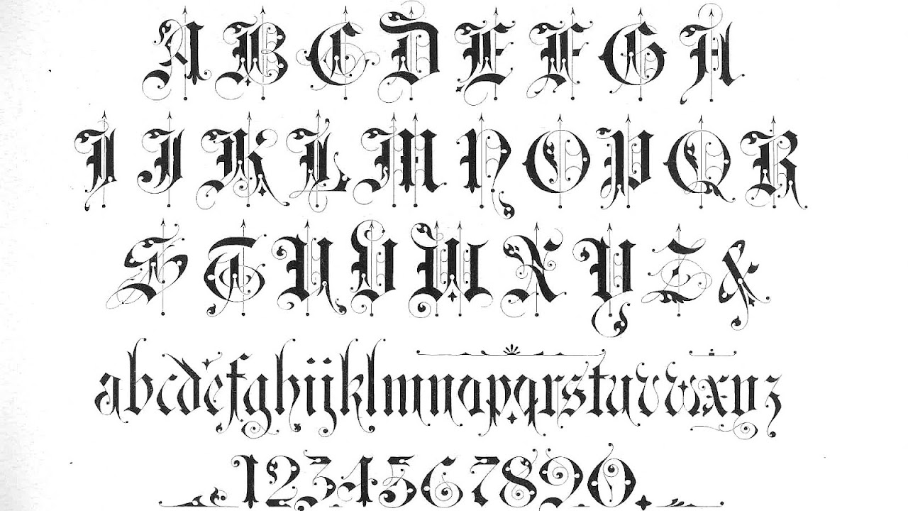 Calligraphy - Roman Calligraphy Fonts