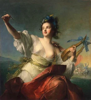 Terpsícore, musa de la danza de Jean-Marc Nattier