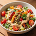 Quinoa Salad with Roasted Vegetables and Lemon Tahini Dressing
