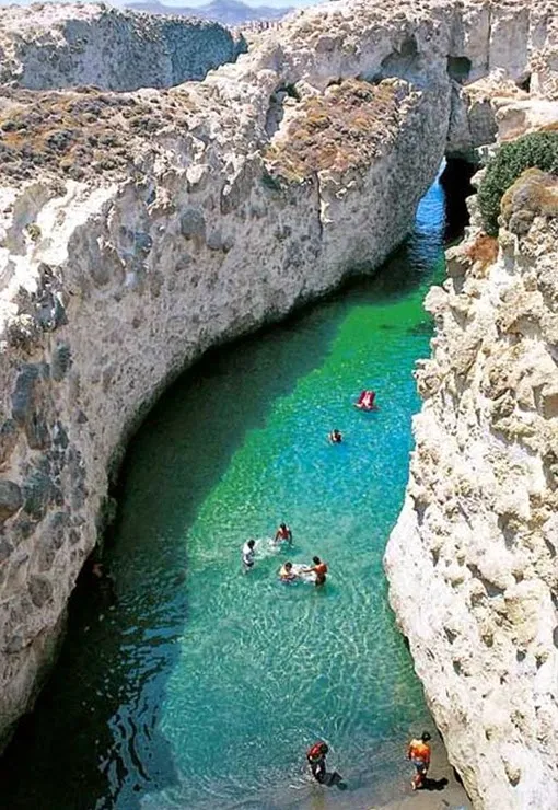 Papafragas Beach ,Milos Island, Greece