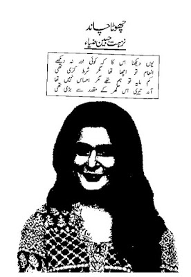 Chota chand novel pdf by Nuzhat Jabeen Zia