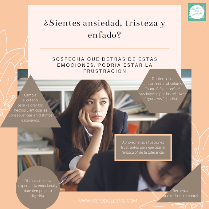  ¿Sientes ansiedad, tristeza y enfado?