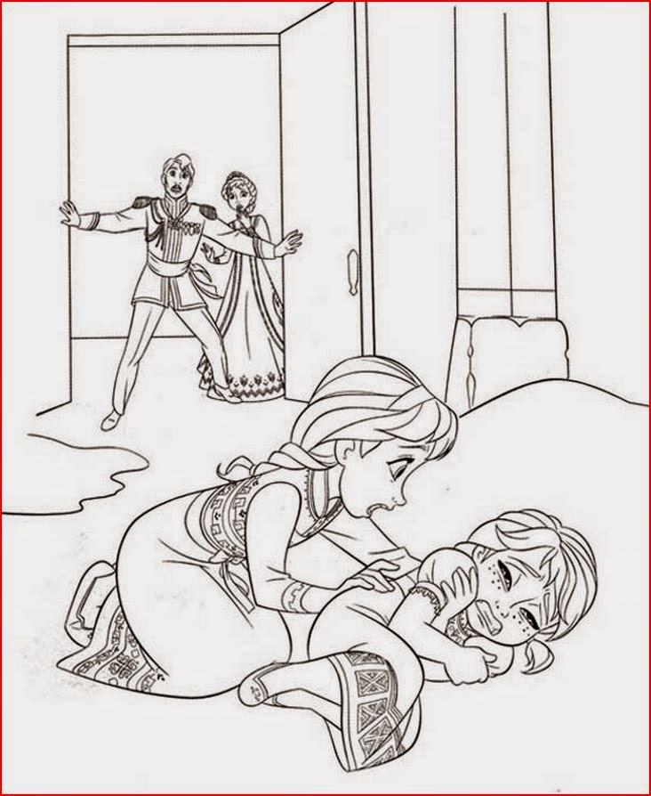 Download Coloring Pages: Elsa from Frozen Free Printable Coloring Pages