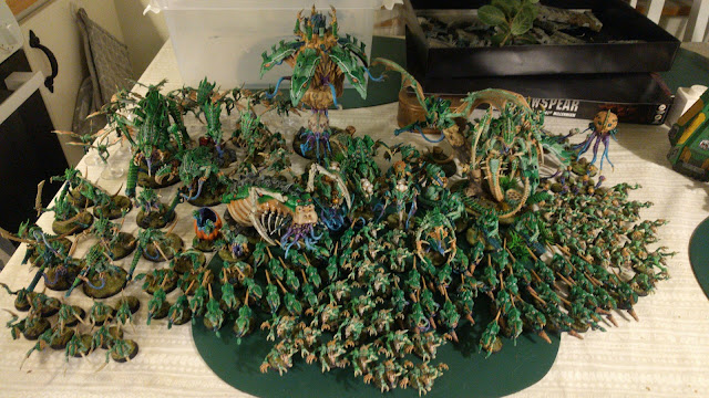 Warhammer 40k - 9th Edition - Space Marines Mantis Warriors vs Tyranids Hive Fleet Jormungandr