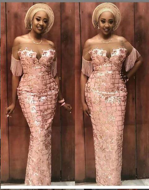 Bella Naija Lace Gown Styles For Ladies