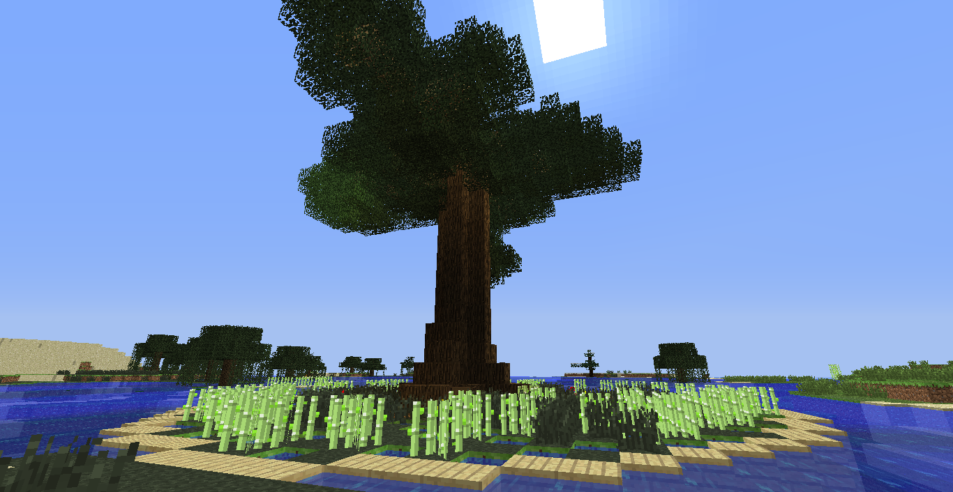 Kikkichanのminecraft生活 世界樹 を立てる ３
