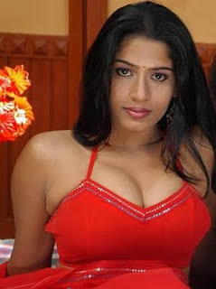 Kerala Hot Aunty BigBoob in Blue Bra Image