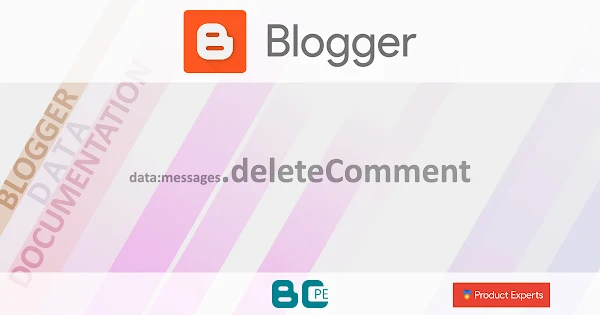 Blogger - data:messages.deleteComment