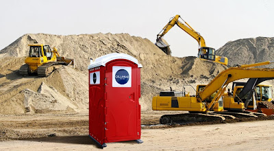 The RED Head portable toilet