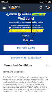 Amazon App Quiz