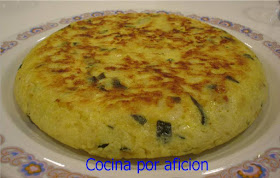 tortilla de patata y calabacín