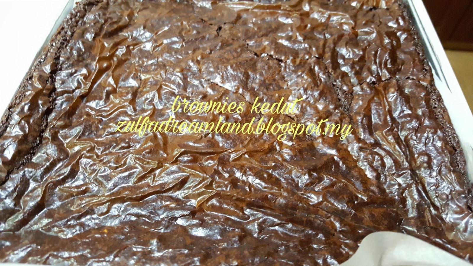 ZULFAZA LOVES COOKING: Brownies Kedut