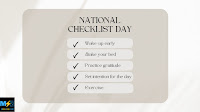 National Checklist Day - HD Images and Wallpaper
