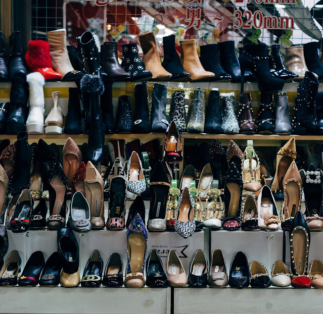 closet full of shoes