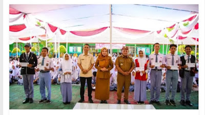 Bupati Lamsel Dialog Wawasan Kebangsaan Dengan Pelajar SMA N 1 Kalianda