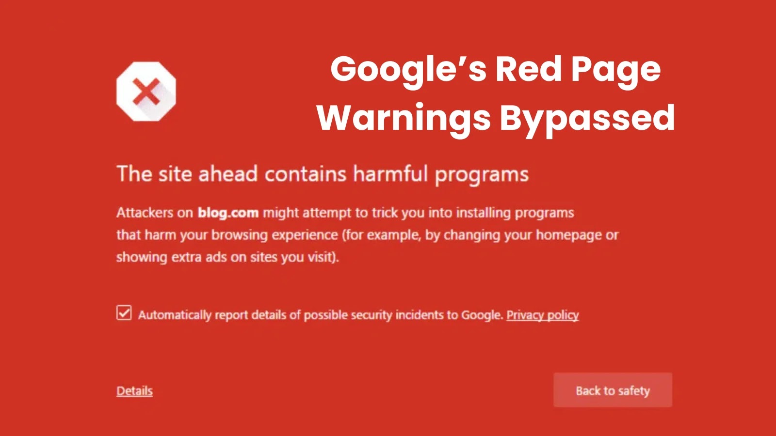 Google'ın Koruyucu 'Kırmızı Sayfa' Uyarılarını Atlayan Yeni Anti-Bot Hizmetleri Google'ın Koruyucu 'Kırmızı Sayfa' Uyarılarını Atlayan Yeni Anti-Bot Hizmetleri
