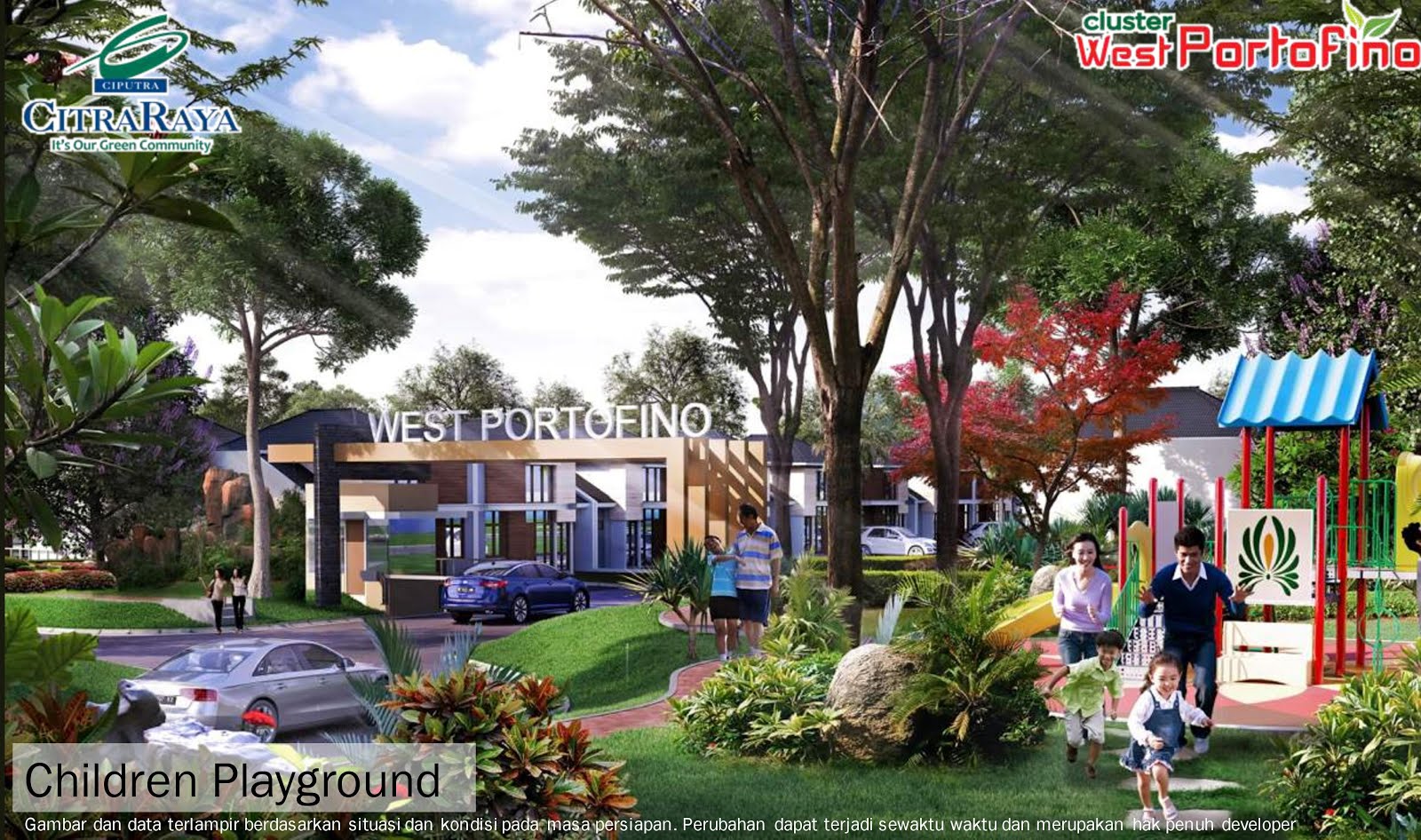 Rumah Baru Villaggio Citra Raya Cluster West Portofino 