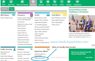 MOI FAMILY VISA SERVICE SAUDI ARABIA