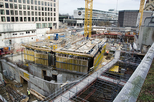 0445, Baustelle Upper West, Hotel, Büro, Einzelhandel, (ursprünglich: Atlas Tower), geplante Höhe: 118 Meter, Breitscheidplatz, 10623 Berlin, 24.02.2015