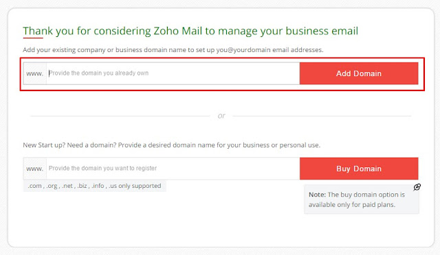 Zoho Mail - e-mail grátis com seu domínio
