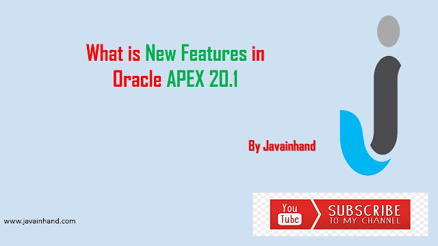 What is New Features in Oracle APEX 20.1