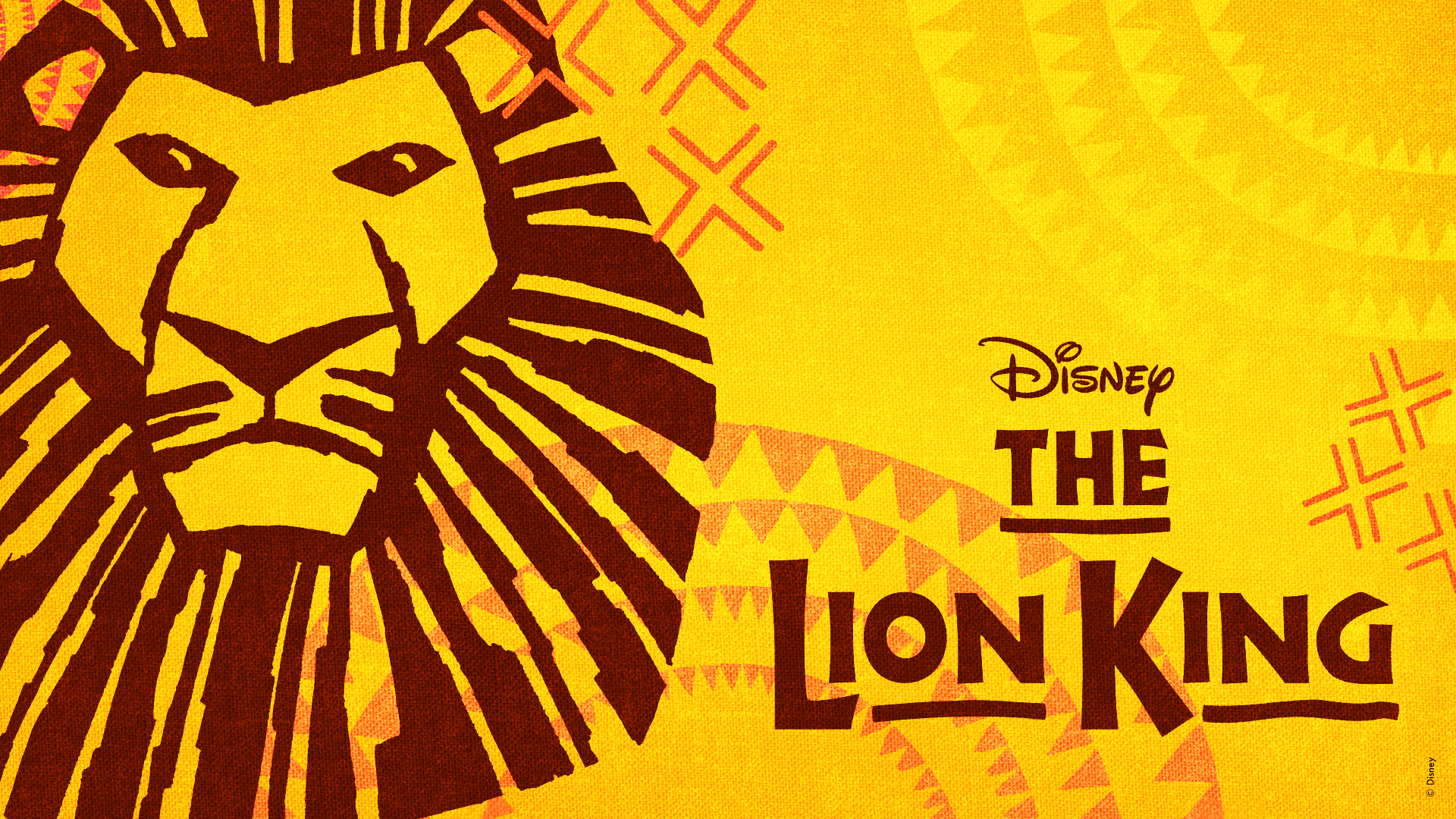 the lion king musical poster