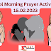 School Morning Prayer Activities - 15.02.2023