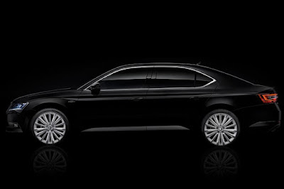 Skoda Superb Black Crystal (2015) Side