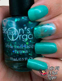 Ellisons Organics Nail polish swatch and review