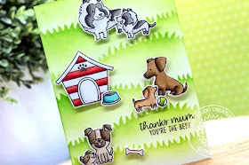Sunny Studio Stamps: Puppy Parents Mothers Day Card by Eloise Blue