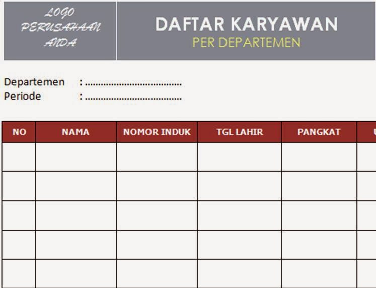 PT. Sistem Manajemen Utama: Paket Formulir Kosong (blank 