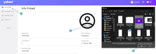Cara Mengubah Foto Profil Yahoo