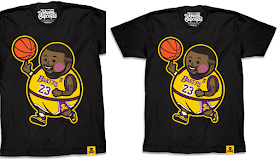 Los Angeles Lakers “Lejohnny Big Kid” Lebron James T-Shirt by Johnny Cupcakes