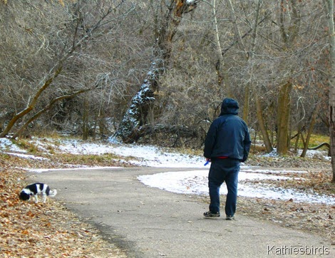 Gus & Blossom @ Beus Pond 12-31-06