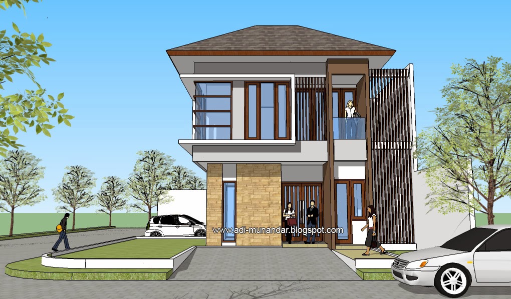  Desain  Arsitektur Rumah  Tropis Moderen di  Pakuwon City