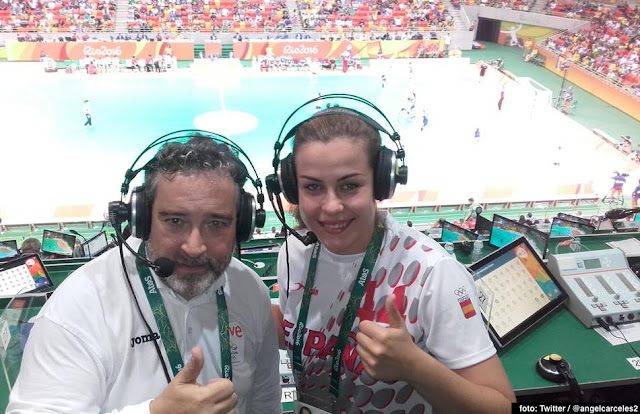 La barakaldesa Ainhoa Hernández ha ocupado el puesto de comentarista del canal Teledeporte de Televisión Española junto al periodista Ángel Cárceles