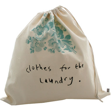 laundry bag - says clothes for the laundry