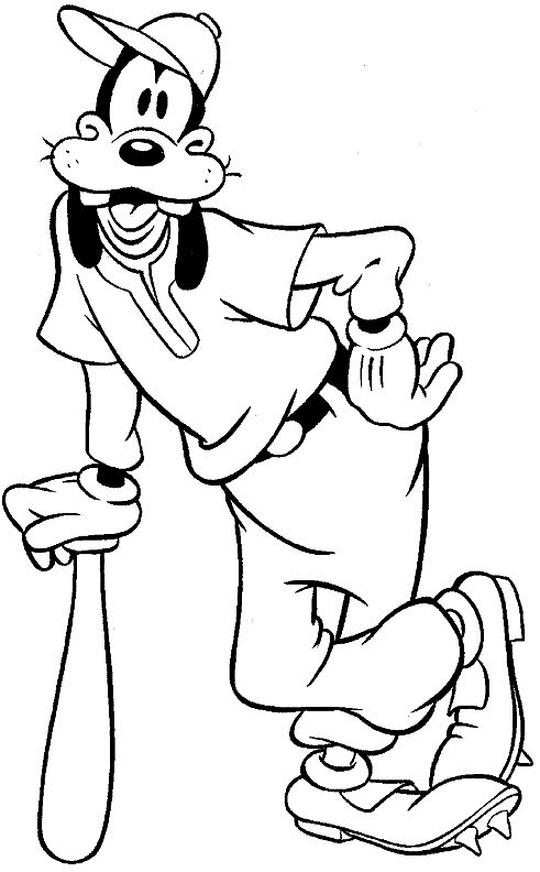 Disney Animal " Goofy " Coloring Pages
