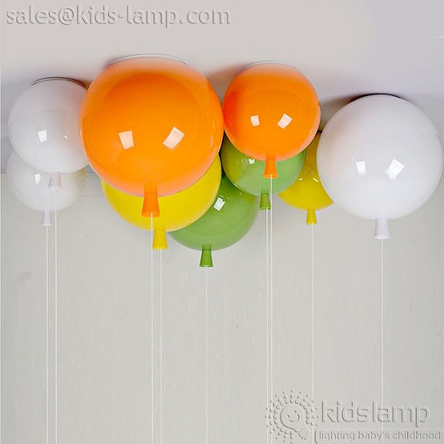 Balloon bubble kids bedroom ceiling lights
